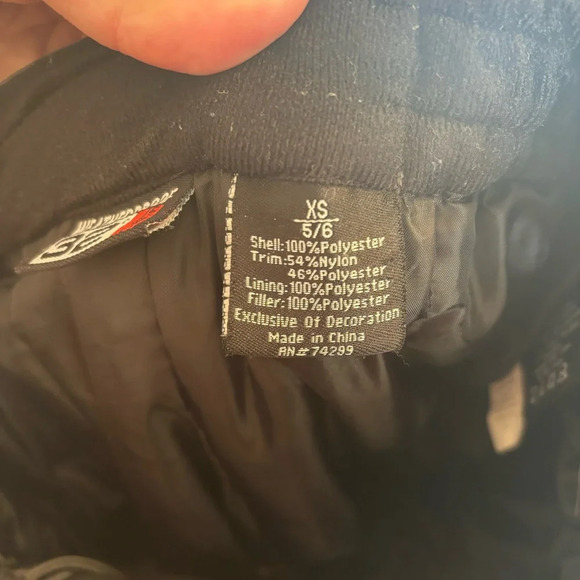 Weatherproof 32 degrees Kids Blue Camo Snow Bib Size XS (5/6) - Picture 12 of 12